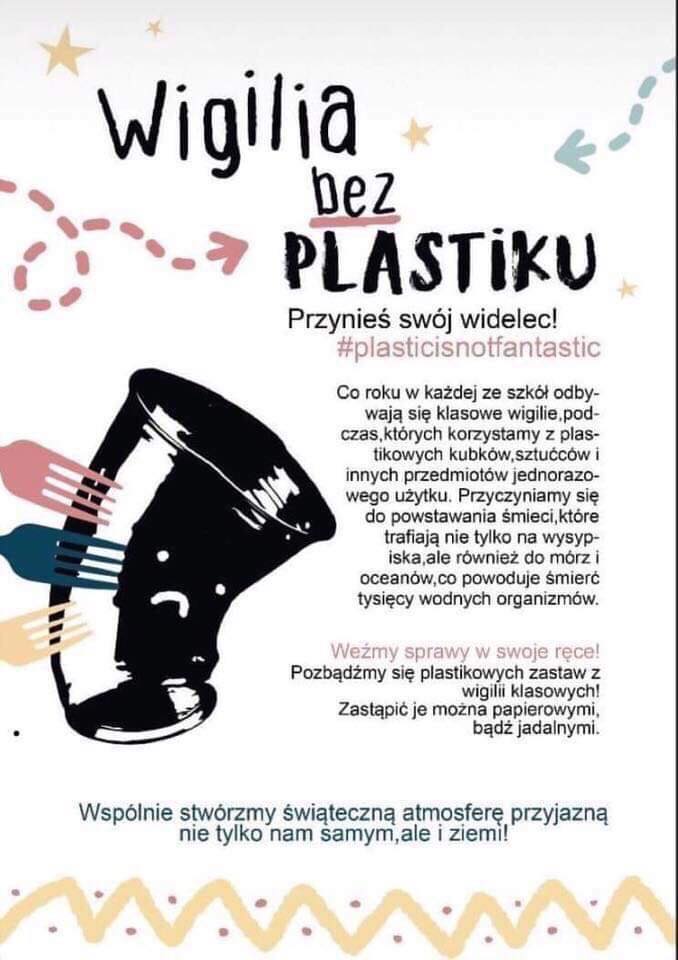 Klasowa Wigilia bez plastiku