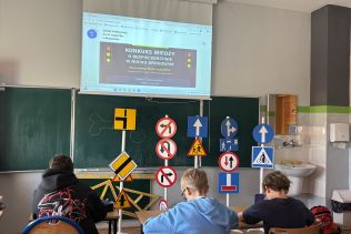 Szkolny konkurs wiedzy o bezpieczeństwie w ruchu drogowym