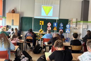 Szkolny konkurs wiedzy o bezpieczeństwie w ruchu drogowym
